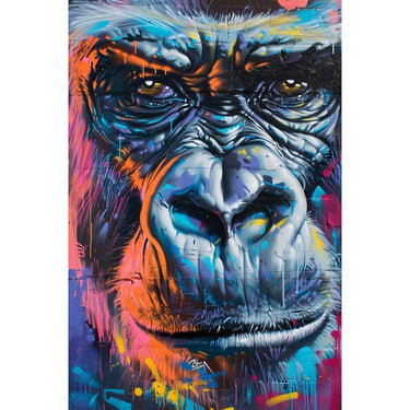 Monkey Artist Canvas